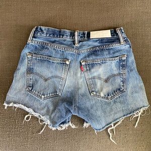 RE/DONE x Levi’s jean shorts